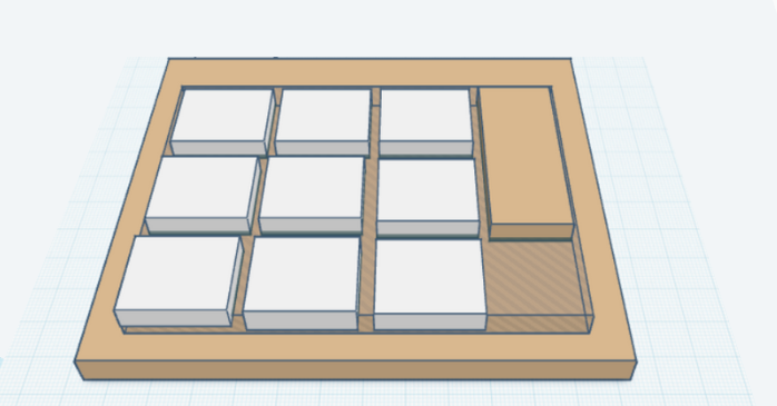 無地の9マススライドパズル